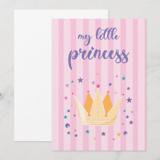 Little princess Flat Greeting Card