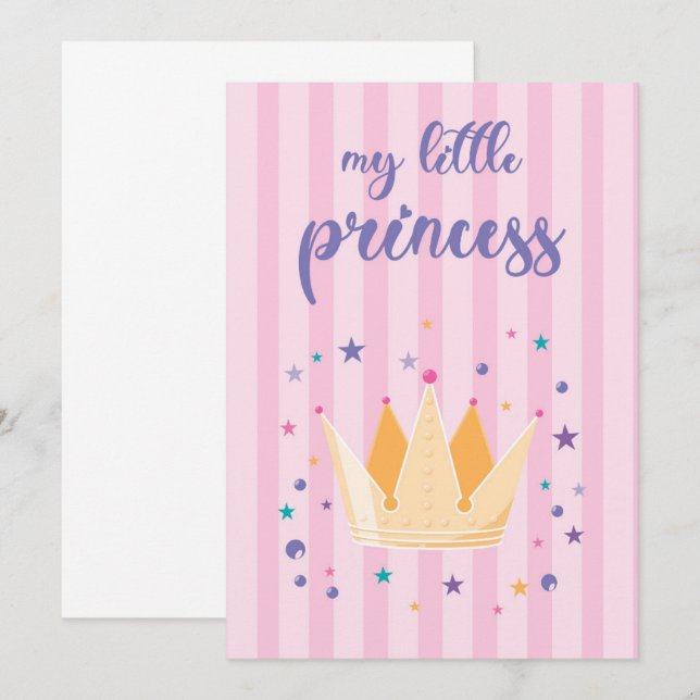 Little  princess Flat Greeting Card (Front/Back)