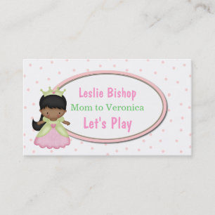 Little Princess Mommy Play Date Card