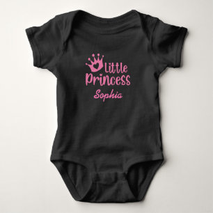 Little Princess. Personalize Name Baby Bodysuit