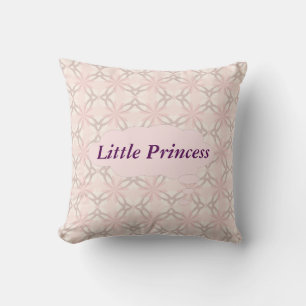 Little Princess Personalized Throw Pillow