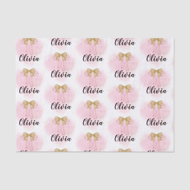 Little Princess Personalized Tissue Paper (Front)