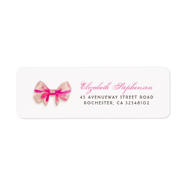 Little Princess | Pink Bow Pink (Front)