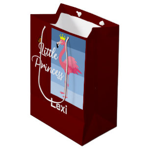Little Princess Pink Flamingo Design - Gift Bag -