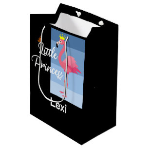 Little Princess Pink Flamingo Design - Gift Bag - 