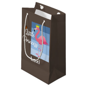 Little Princess Pink Flamingo Design - Gift Bag -
