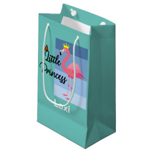 Little Princess Pink Flamingo Design - Gift Bag - 
