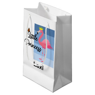 Little Princess Pink Flamingo Design - Gift Bag -
