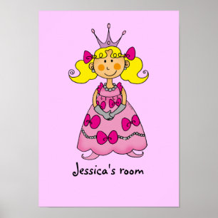 Little princess room (blond hair) poster