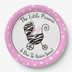 Little Princess - “Where is My Tiara?” Shower Paper Plate