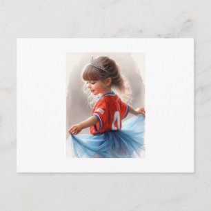 Little Princess With Tiara, Postcard