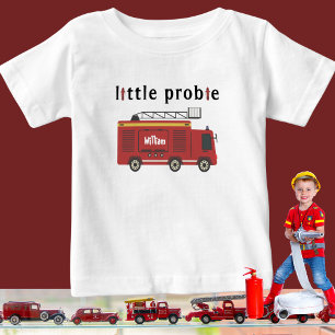 Little Probie Junior Firefighter Journey Baby T-Shirt