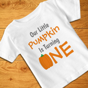 Little Pumpkin 1st Birthday Baby T-Shirt