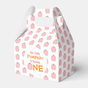 Little Pumpkin 1st Birthday Favor Box
