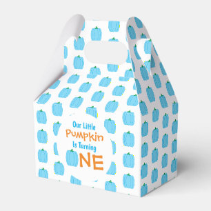Little Pumpkin 1st Birthday Favor Box