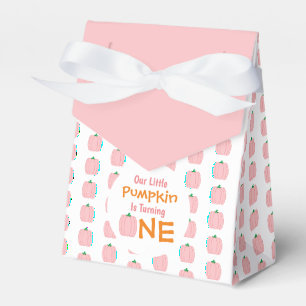 Little Pumpkin 1st Birthday Favor Box