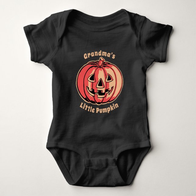 Little Pumpkin Baby Bodysuit (Front)