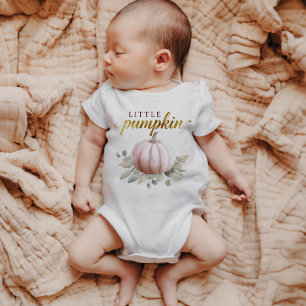 Little Pumpkin Baby Bodysuit • Fall Baby Shower