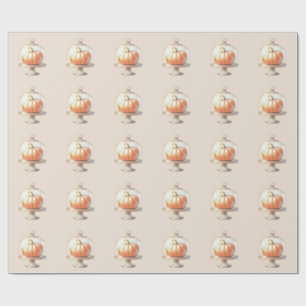 Little Pumpkin Baby Shower – Autumn Chic Wrapping Paper