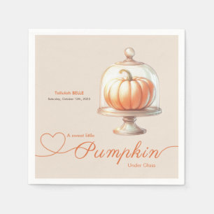 Little Pumpkin Baby Shower – Autumn Elegance Napkin