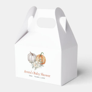 Little Pumpkin Baby Shower Favor Box