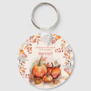 Little Pumpkin Baby Shower Keychan Keychain