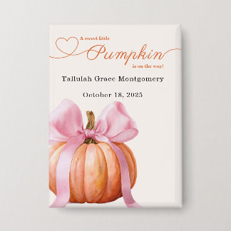Little Pumpkin Baby Shower – Pink Bow Fall