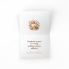 Little Pumpkin Boho Baby Shower Thank You Card