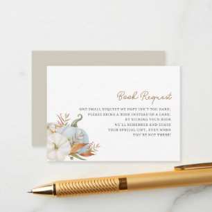 Little Pumpkin Books for Baby Enclosure Card