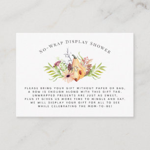 Little Pumpkin Display Shower Invitation Insert