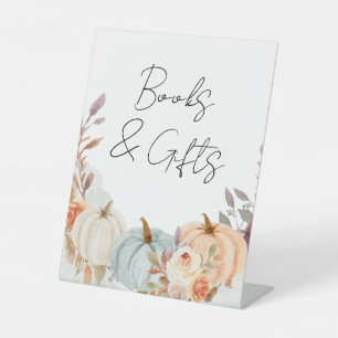 Little Pumpkin Fall Baby Shower Gifts Sign