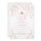 Little Pumpkin Fall Baby Shower Invitation Girl