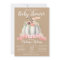 Little Pumpkin Fall Baby Shower Invitation Girl