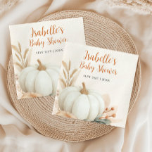 Little Pumpkin Fall Baby Shower Table Decor