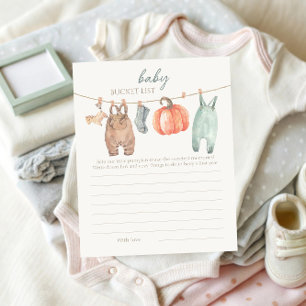 Little Pumpkin Fall Clothes Boy Baby Bucket List