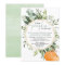 Little pumpkin fall couples greenery baby shower