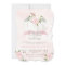 Little Pumpkin Fall Pink Baby Shower Invitation
