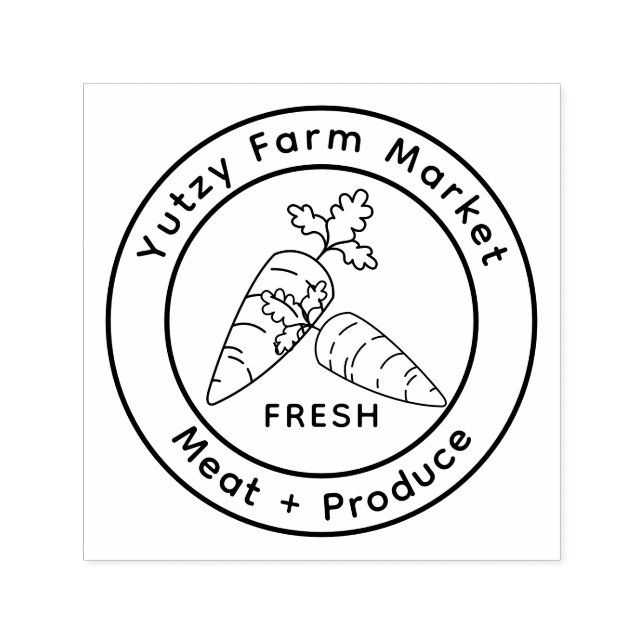 Little Pumpkin Farm Market  Self-inking Stamp (Design)