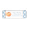 Little Pumpkin first birthday blue plaid address