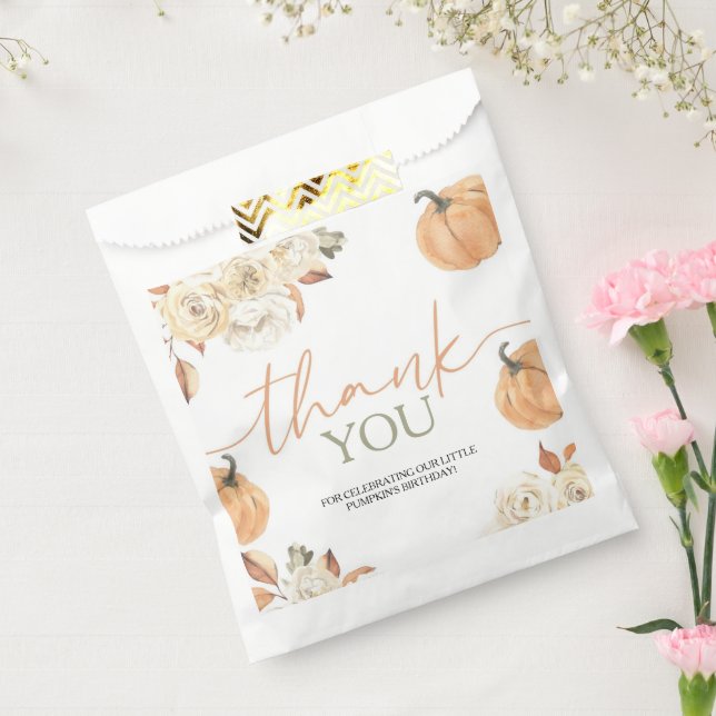 Little Pumpkin First Birthday  Favour Bag (Sealed)