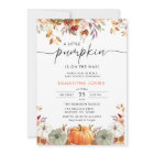 Little Pumpkin Gender Neutral Fall Baby Shower 