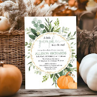 Little pumpkin gender neutral fall baby shower