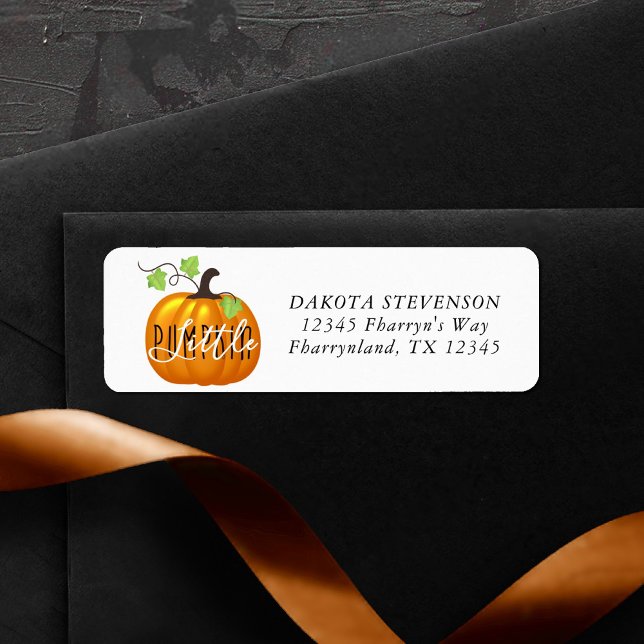Little Pumpkin | Gender Neutral Return Address (Creator Uploaded)