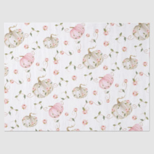 Little Pumpkin Girl Baby Shower Tissue Paper