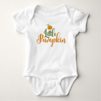 Little Pumpkin Halloween Infant Baby Romper