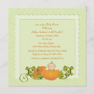 Little Pumpkin Invitation