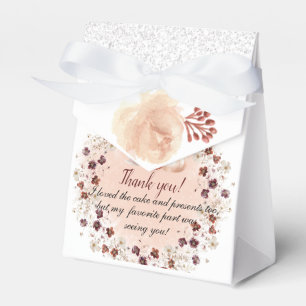 Little Pumpkin is on The Way Autumn Baby Shower Favor Box