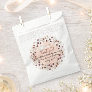 Little Pumpkin is on The Way Autumn Baby Shower Favour Bag