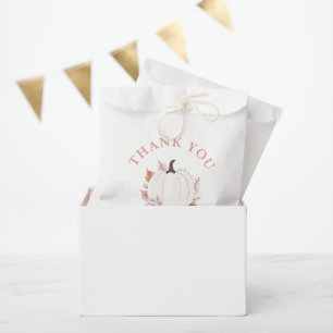 Little Pumpkin Is Turning One Birthday Thank You Favour Bag