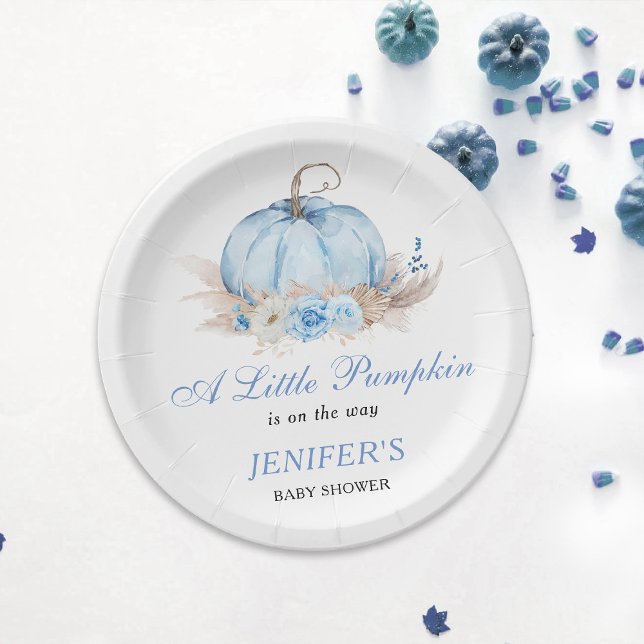 Little Pumpkin Paper Plate (Creator Uploaded)
